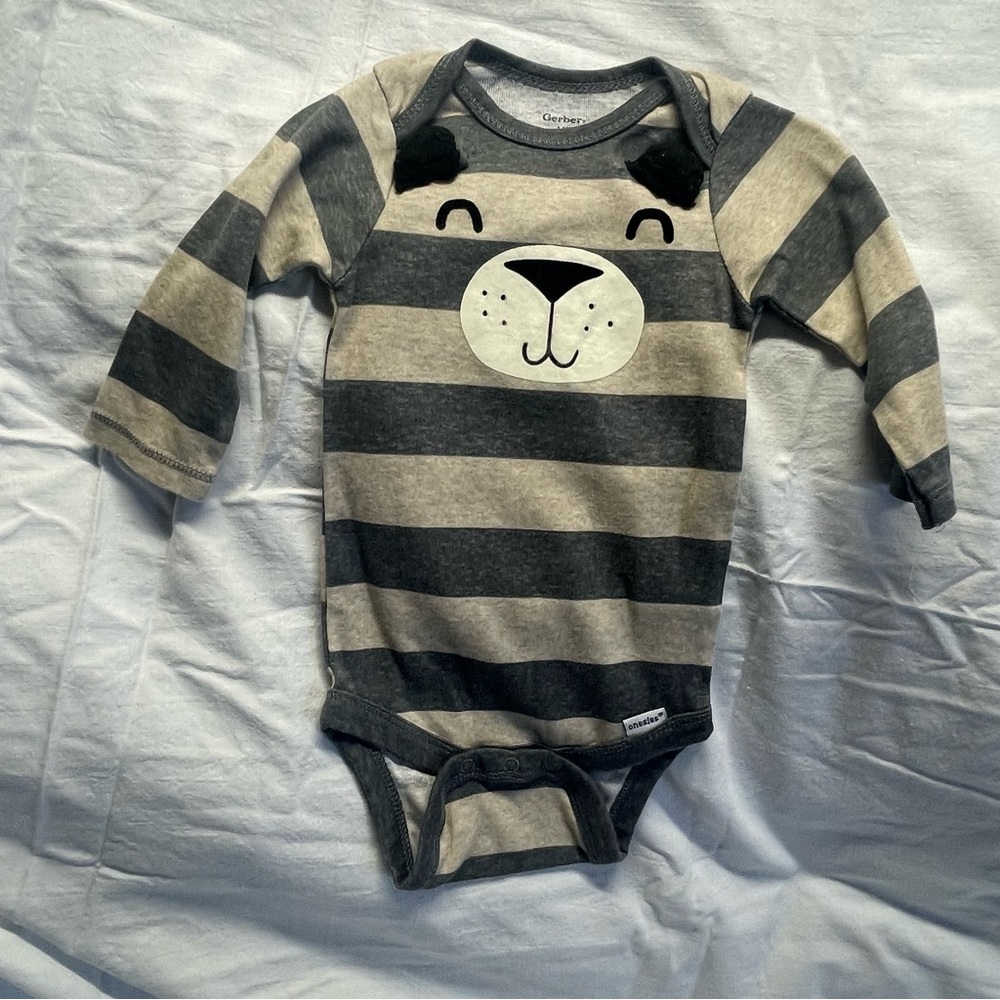 Boys long sleeve onesie